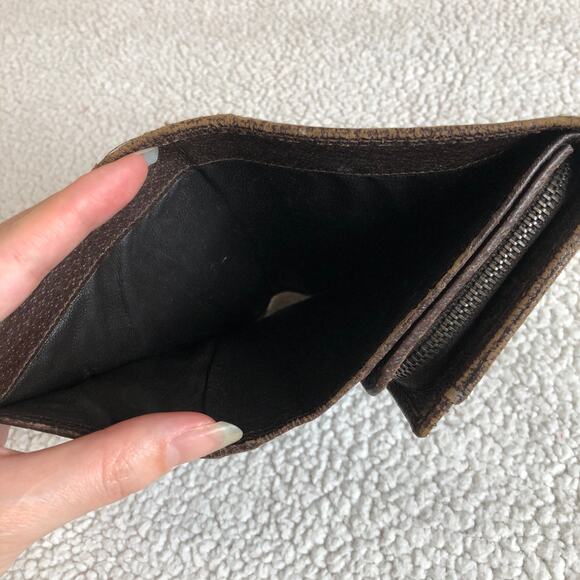 Gucci monogram leather trifold card case wallet coin purse - Picture 7 of 7